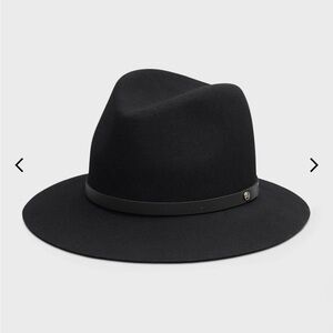 Rag & Bone Wool Black Fedora Hat